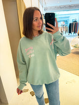 Good Vibes Only Crew Neck Mint