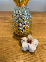 Haarklammer Blume Braun