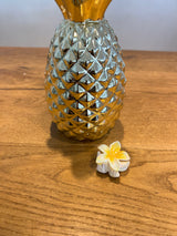 Mini Haarklammer Blume Weiß