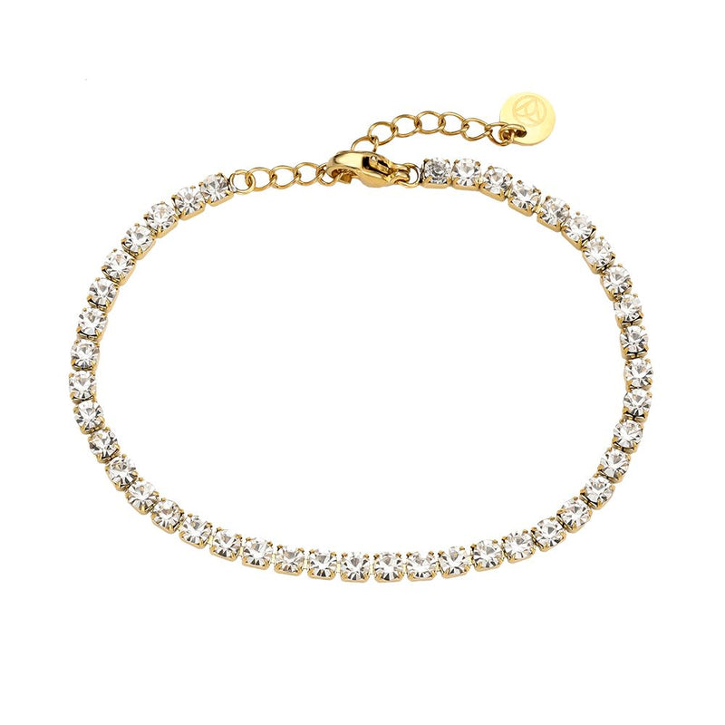 Diamond Chain Edelstahl Armkette Gold