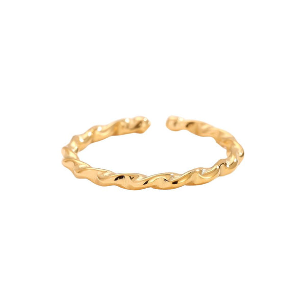 Easy Edelstahl Ring Gold
