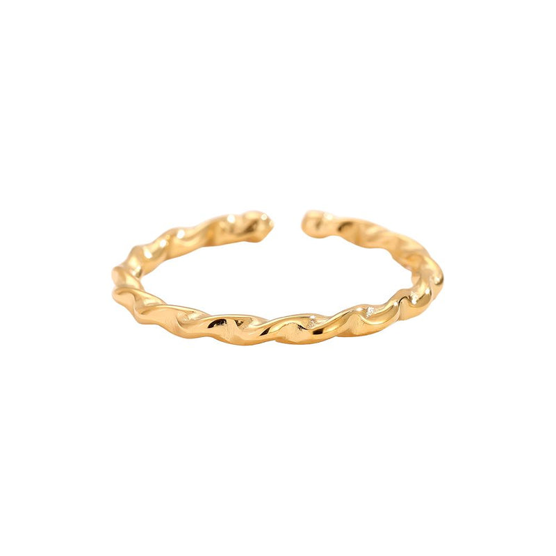 Easy Edelstahl Ring Gold