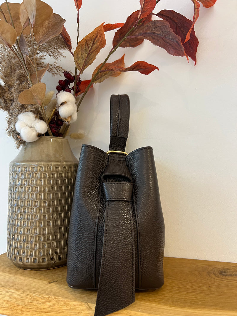 Beuteltasche Braun