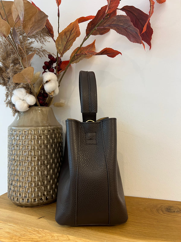 Beuteltasche Braun