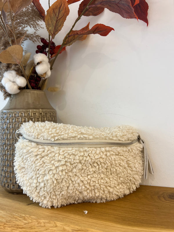 Teddy Crossbody Bag Beige