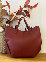 Baguette Bag Weinrot