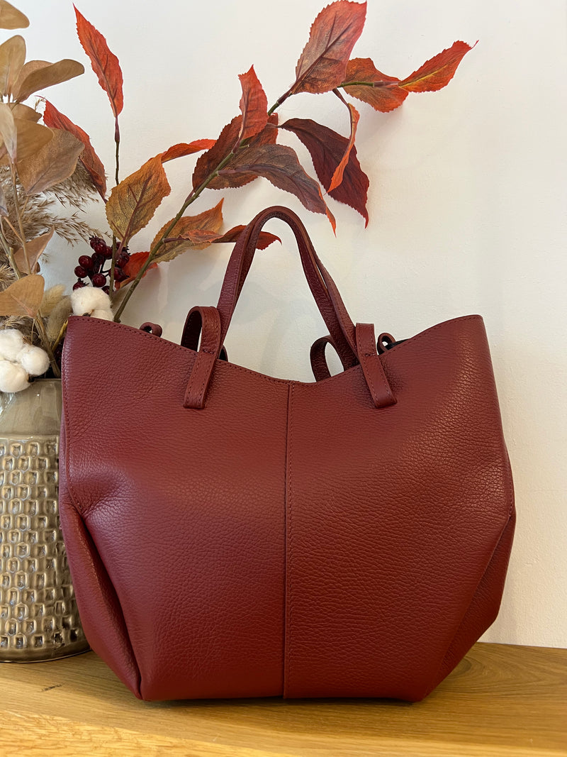 Baguette Bag Weinrot
