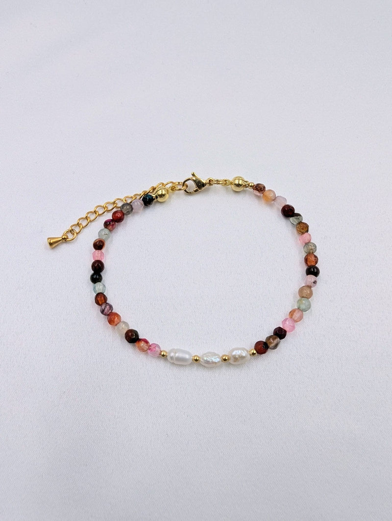 Beads By Brown Armband Multicolor Pink