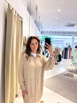 Long Bluse Beige
