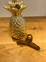 Große Schleifen Haarklammer Leo Camel