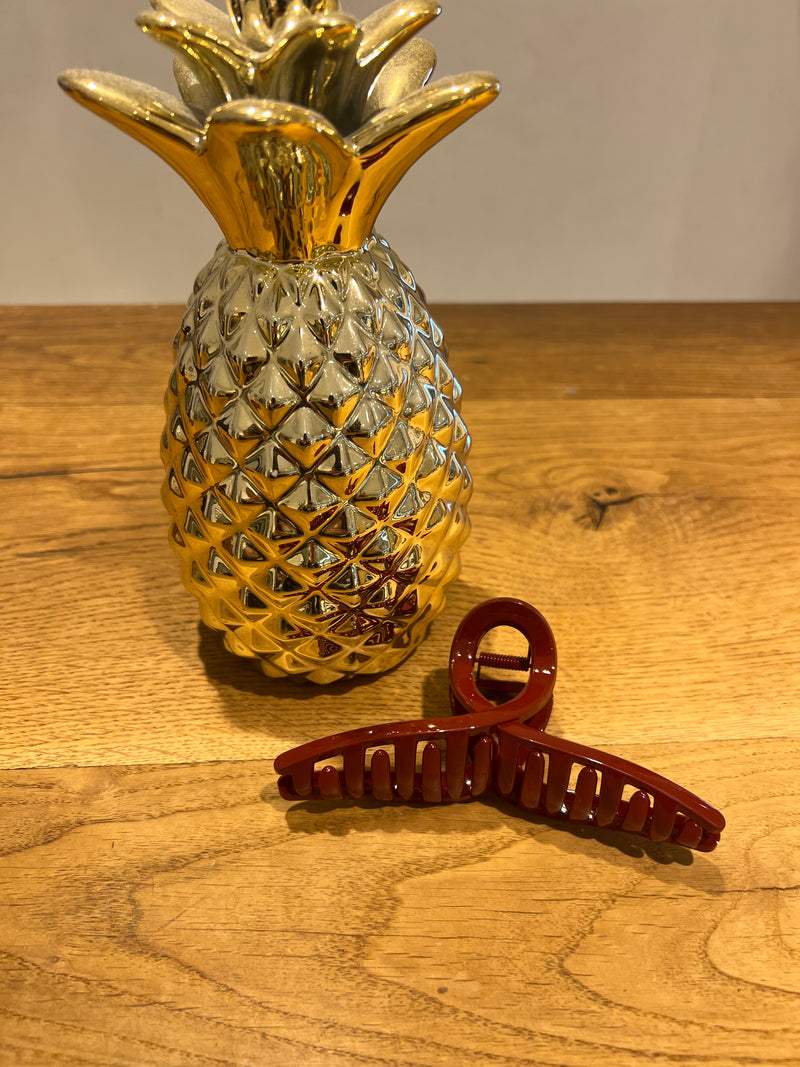 Große Schleifen Haarklammer Rot