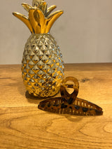 Große Schleifen Haarklammer Leo Camel