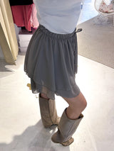 Rüschen Skort Taupe