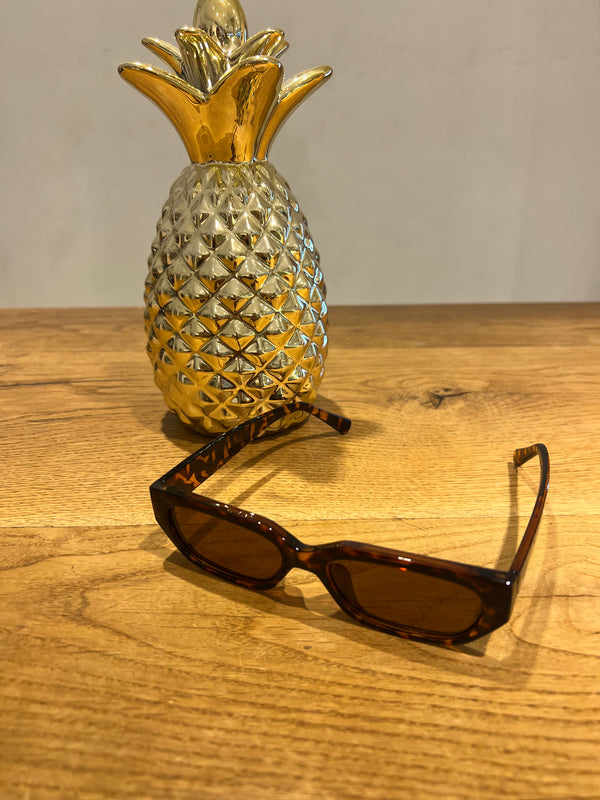 Basic Sonnenbrille mit Leomuster