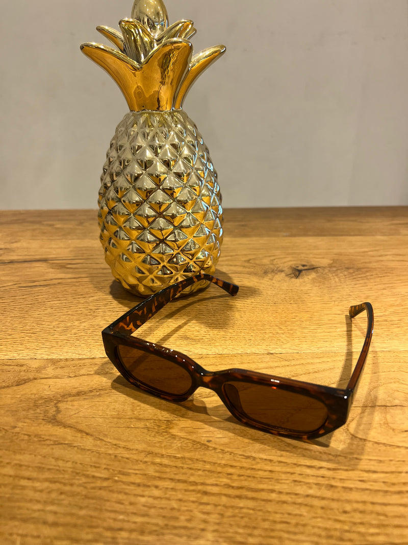 Basic Sonnenbrille mit Leomuster