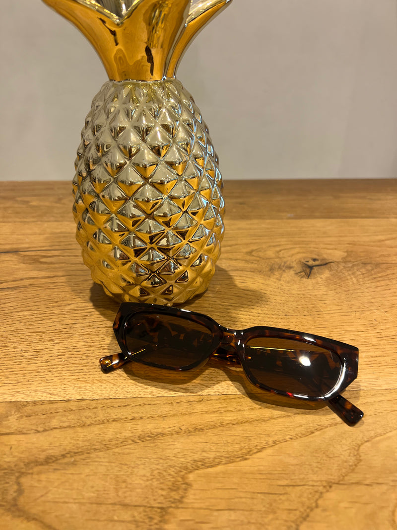 Basic Sonnenbrille mit Leomuster