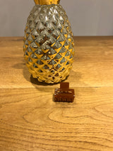 Mini Haarklammer Camel