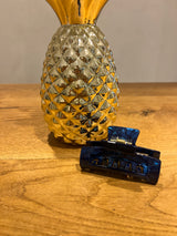 Mittlere Haarklammer Royalblau Shiny