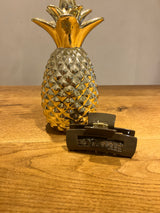 Große Haarklammer Braun