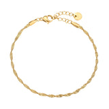 Simple Chain Edelstahl Armkette Gold