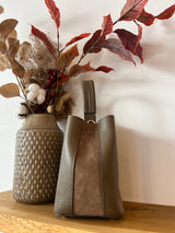 Beuteltasche Hellbraun