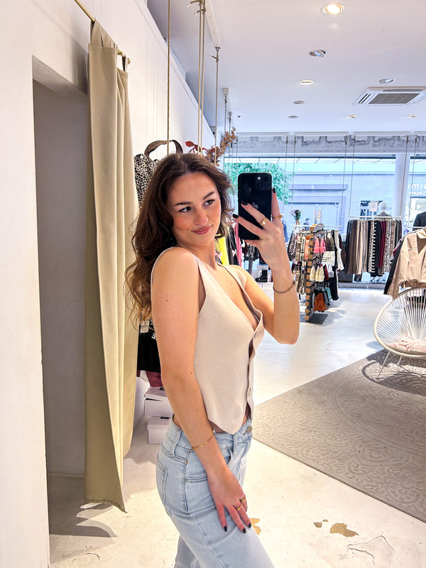 Westen Top Beige