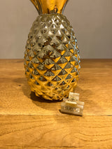 Mini Haarklammer Beige Shiny