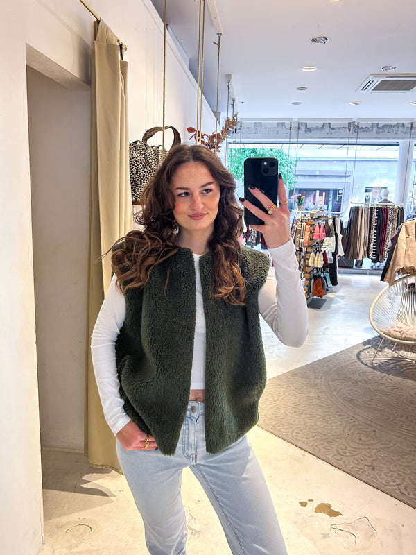 Teddy Weste Olive