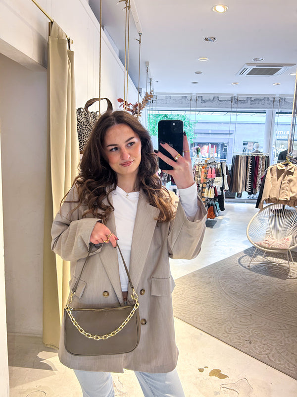 Chain Bag Taupe