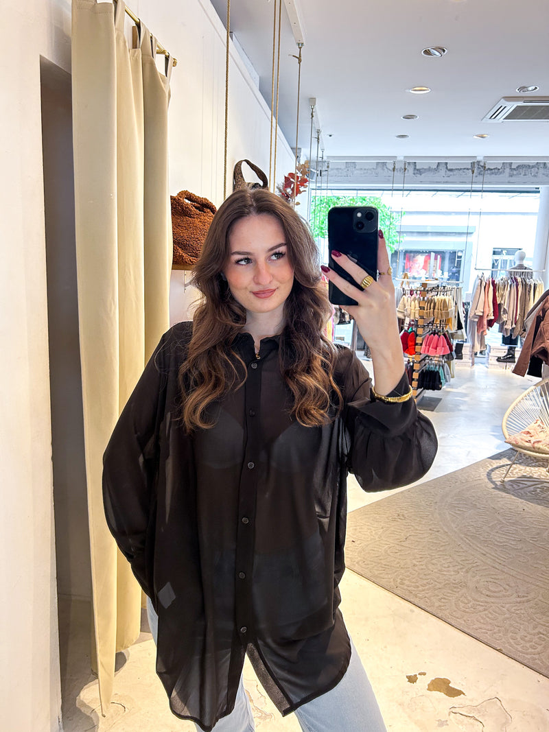 Long Bluse Braun