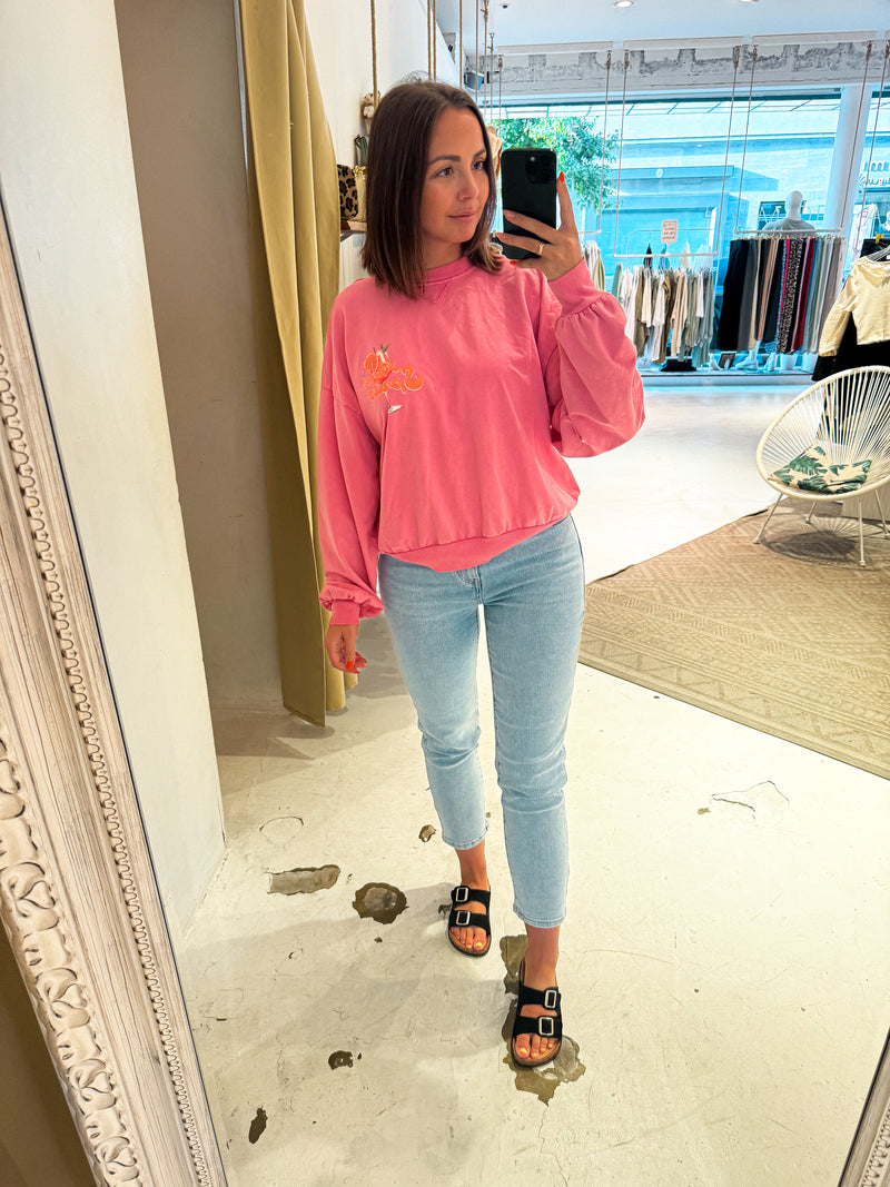 Aperol Crew Neck Pink