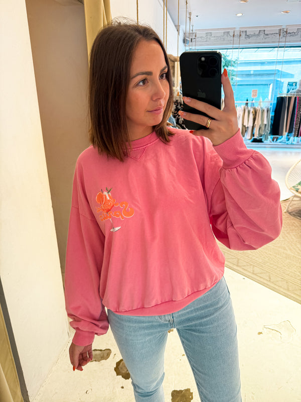 Aperol Crew Neck Pink