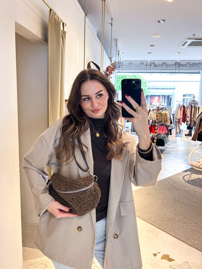 Teddy Crossbody Bag Braun