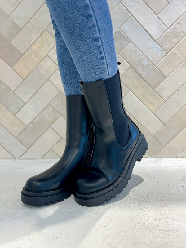 Klassische Boots Schwarz