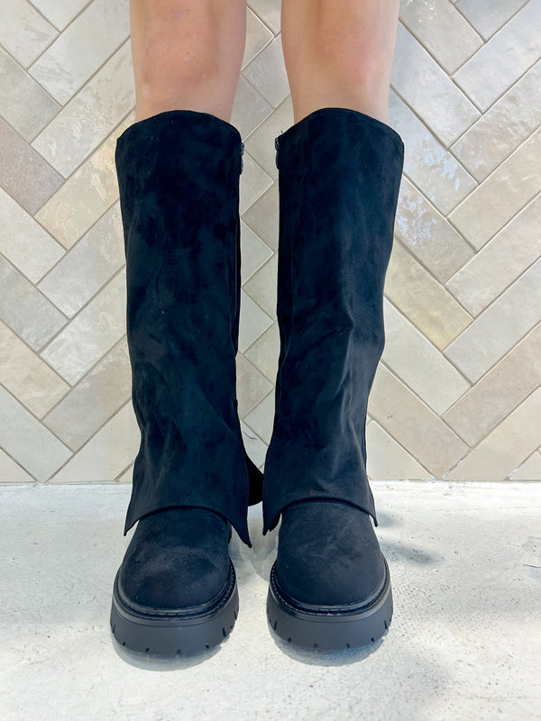 Chunky Boots Schwarz