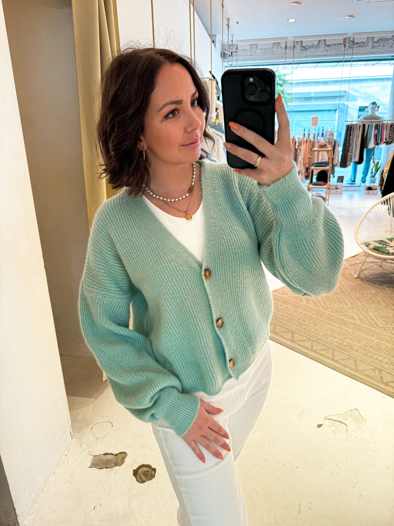 Strickjacke Mint