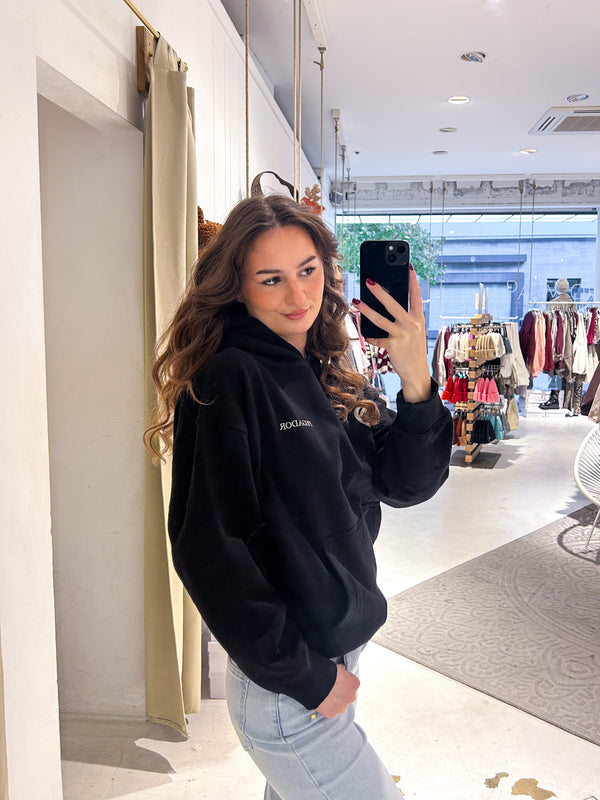 Guarda Oversized Hoodie Washed Black