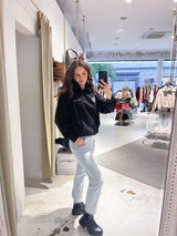 Guarda Oversized Hoodie Washed Black