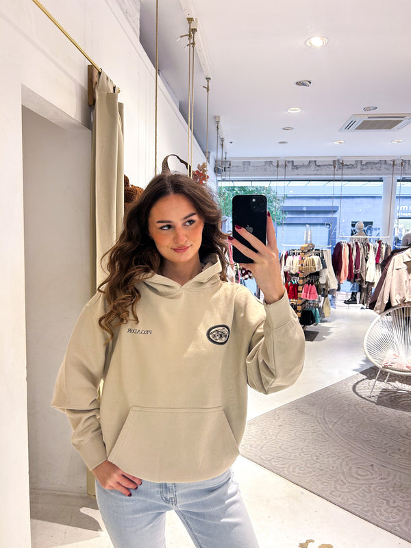 Guarda Oversized Hoodie Washed Cozy Beige