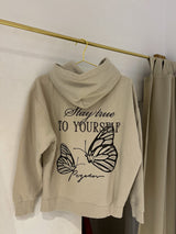 Beja Oversized Hoodie Washed Cozy Beige