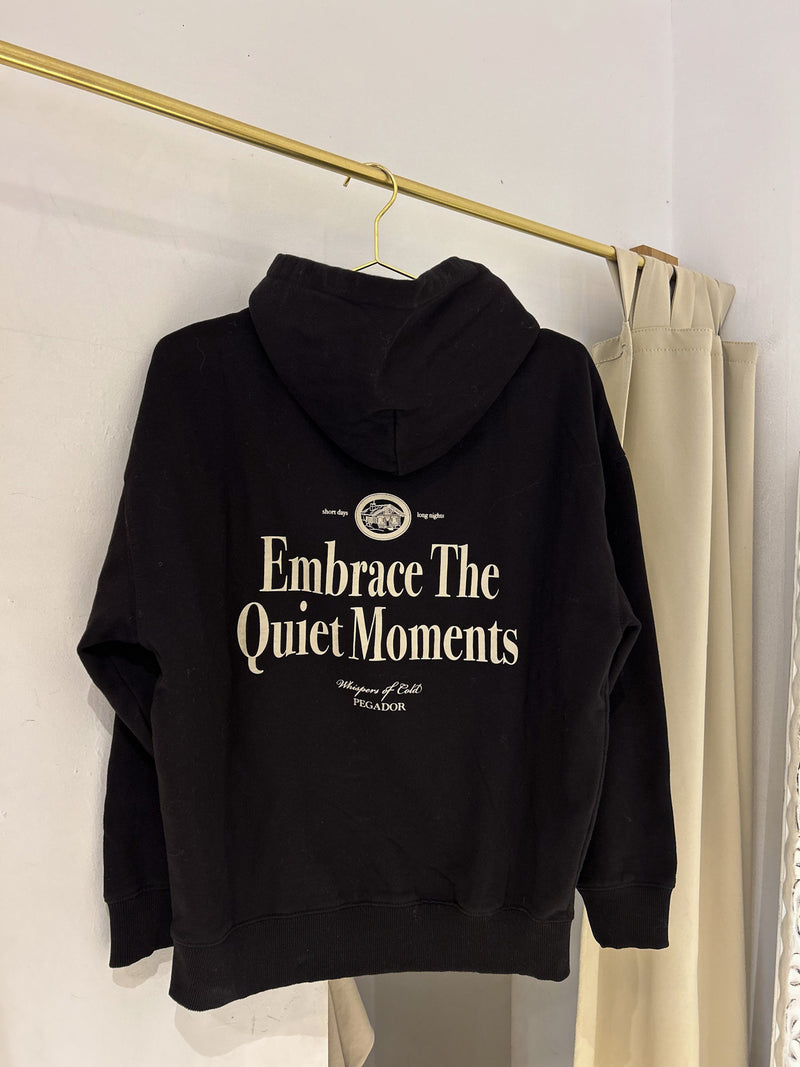 Guarda Oversized Hoodie Washed Black