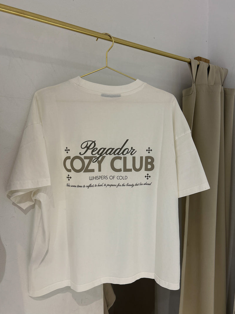 Marsala Heavy Oversized Tee Washed Snow White