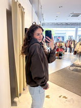 Beja Oversized Hoodie Washed Walnut Brown