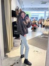 Beja Oversized Hoodie Washed Walnut Brown