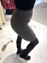 Strickrock Hellbraun