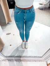 Skinny Jeans Blau
