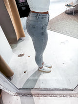 Skinny Jeans Grau