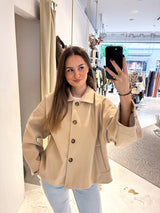 Kurzer Mantel Beige