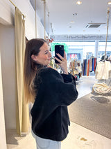 Kurzer Mantel Schwarz
