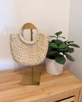 Ibiza Bag aus Bast Beige
